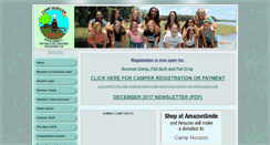 Desktop Screenshot of camphorizon.org